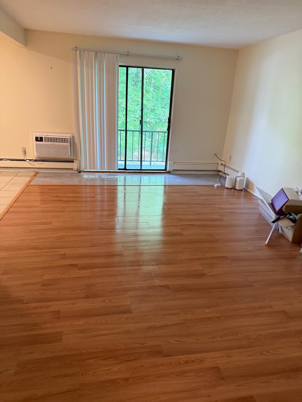 Living room floor cleaned by D&D Cleaning Services